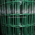Cerca de malla de alambre soldada con autógena revestida verde del PVC